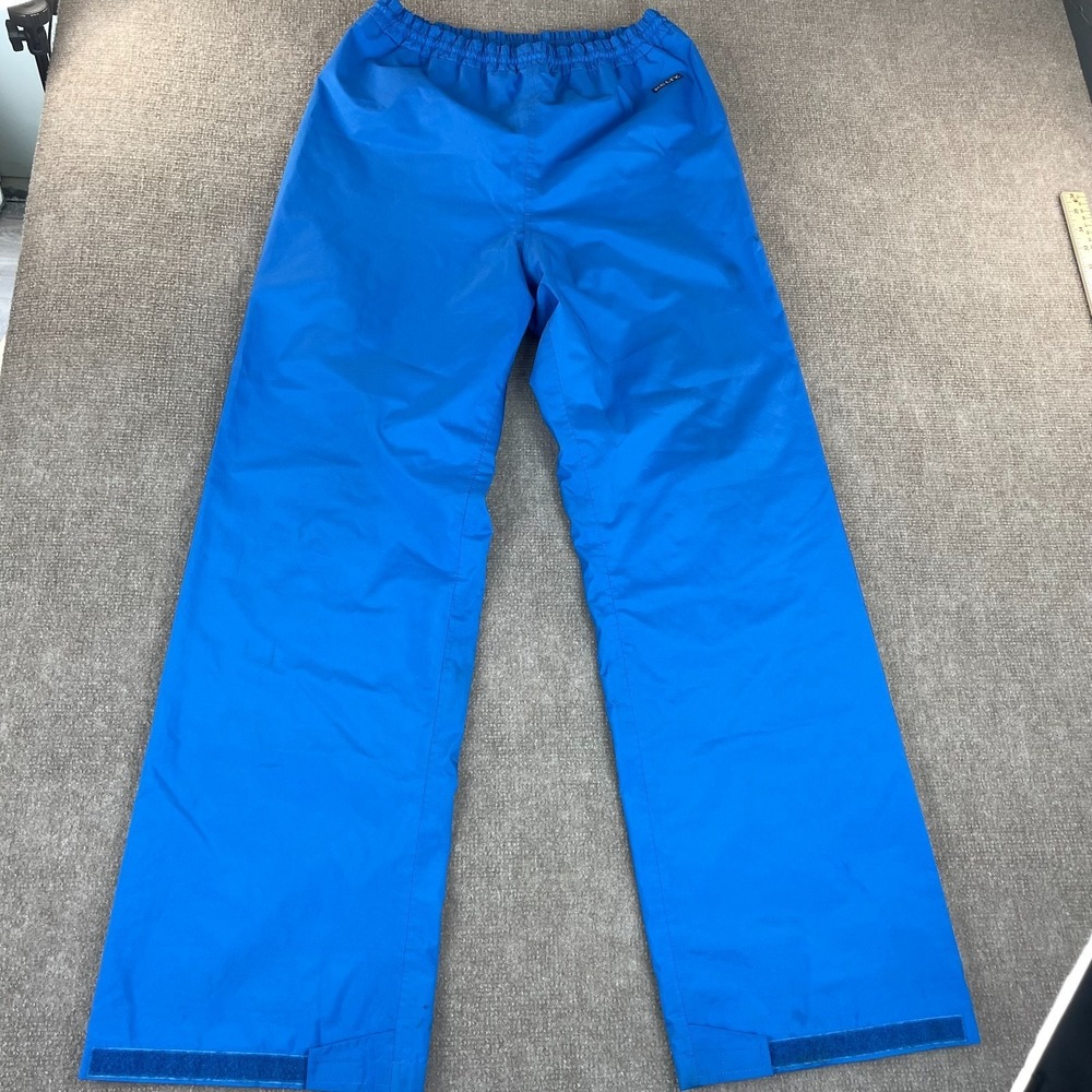 Kelty Snow‎ Pants Mens Medium Blue Gore Tex Elastic Waist Wide Leg Drawstring